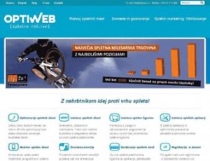 Izdelava spletne strani v podjetju Optiweb